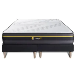 Sleepfit Ensemble double sommier matelas a memoire de forme ACTIVE New