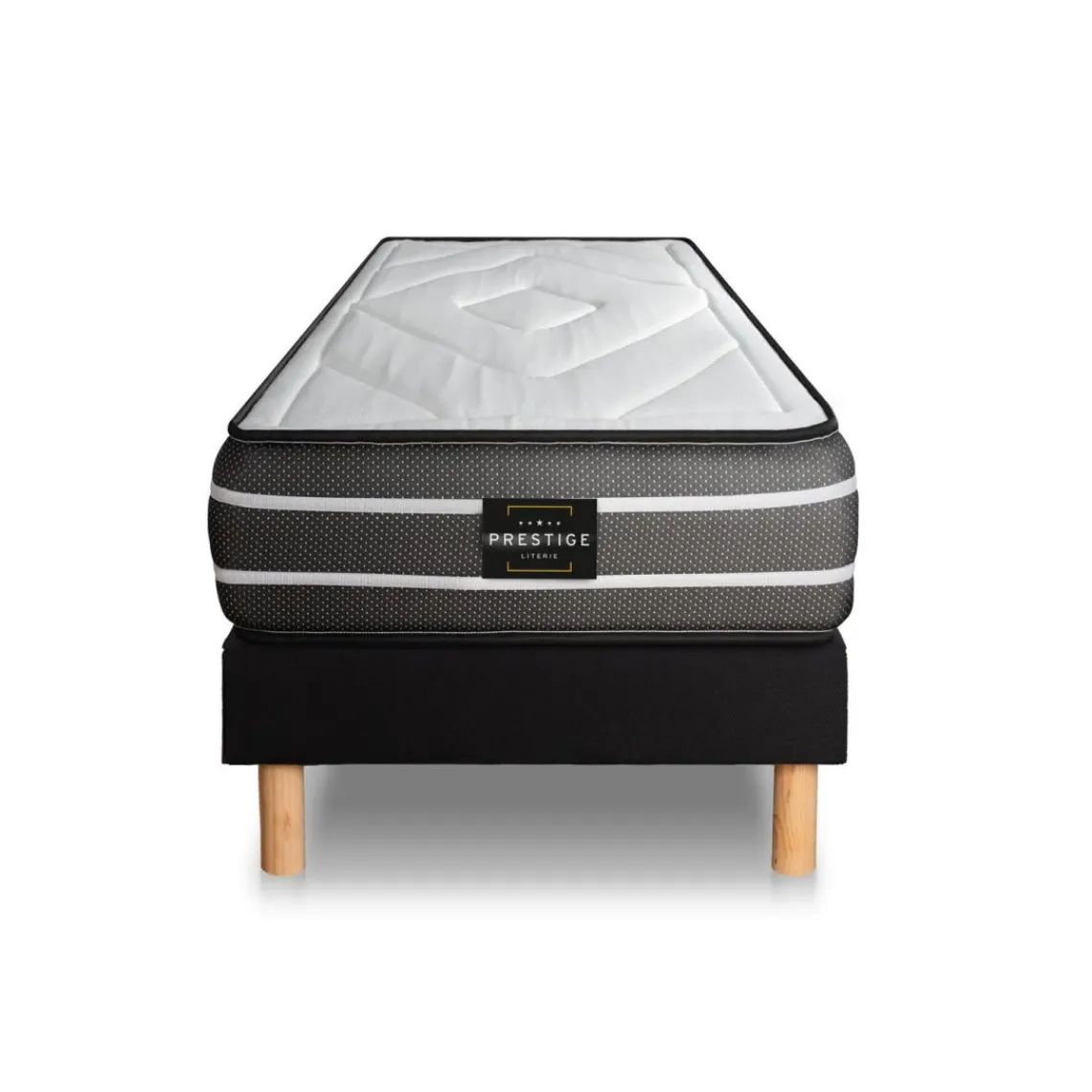 Prestige literie Ensemble Exclusive sommier Kit Noir Hot