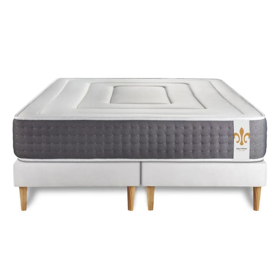 LITIER DELUXE Ensemble Le Vingt-Six double sommiers Blanc Online