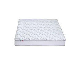 Selenia Ensemble Matelas 100% latex 3 zones NUDE et Sommier Blanc Sale