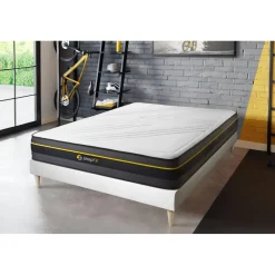 Sleepfit Ensemble matelas ACTIVE sommier kit blanc Hot
