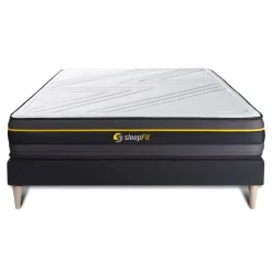 Sleepfit Ensemble matelas ACTIVE sommier kit noir Sale