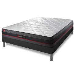 Somness Ensemble matelas REGEN a memoire de forme sommier kit noir Clearance