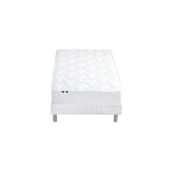 Selenia Ensemble Matelas Ressorts 5 Zones STAR et Sommier Blanc Discount