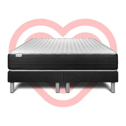 Prestige literie Ensemble Matelas VITALMEMO ONE en mousse polyuréthane à mémoire de forme Outlet