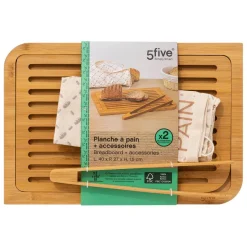 3S. x Home Ensemble planche à découper bambou 40X27 cm