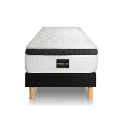 Prestige literie Ensemble Privilège Memoire de forme 5 zones sommier noir Hot