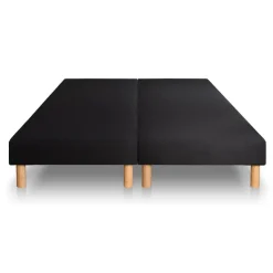 Prestige literie Ensemble Privilège Memoire de forme 5 zones double sommier noir