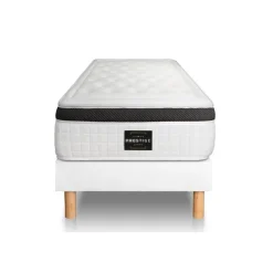 Prestige literie Ensemble Privilège sommier Kit Blanc New