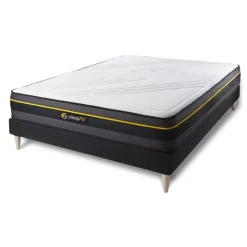 Sleepfit Ensemble sommier avec matelas ACTIVE a memoire de forme New