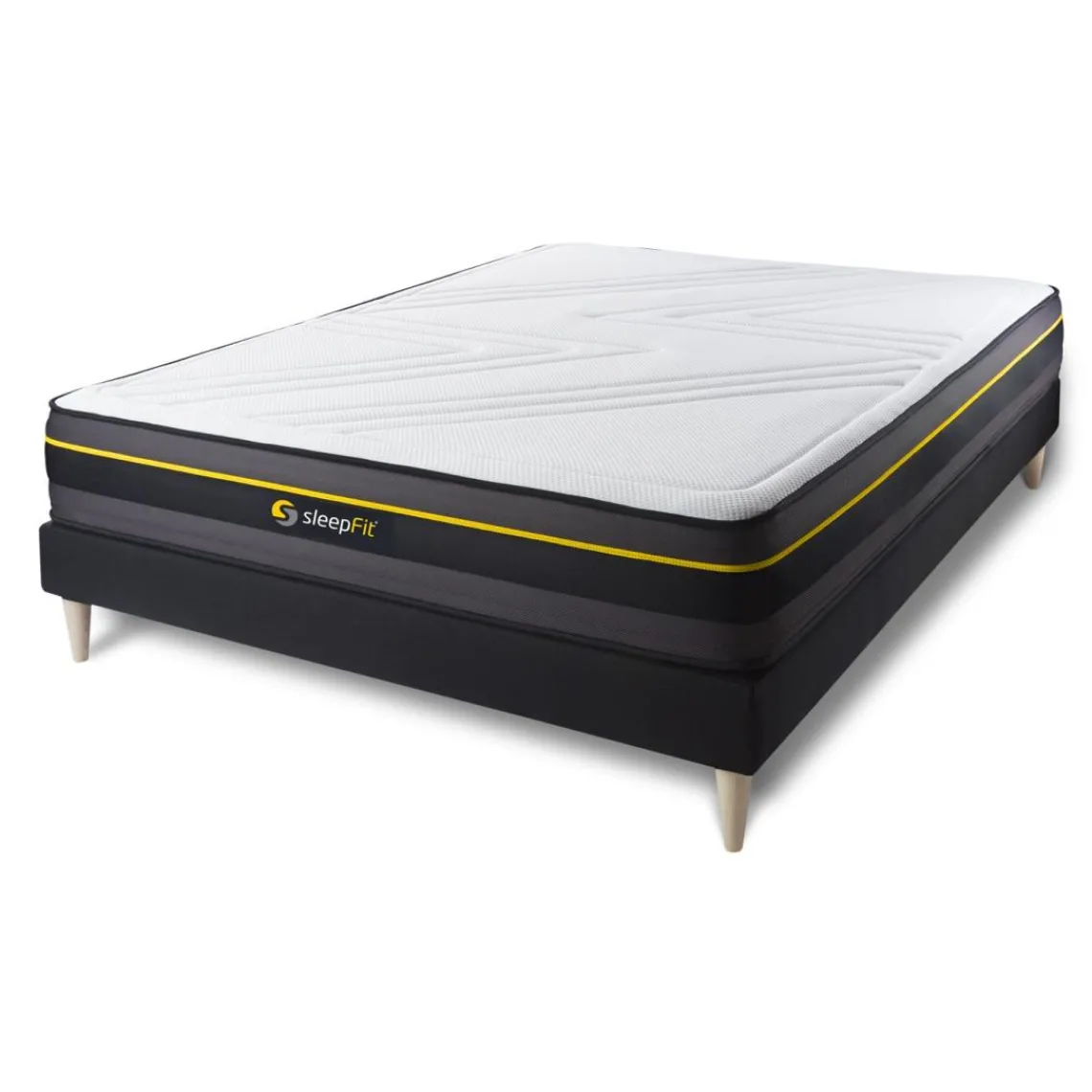 Sleepfit Ensemble sommier avec matelas ACTIVE a memoire de forme New