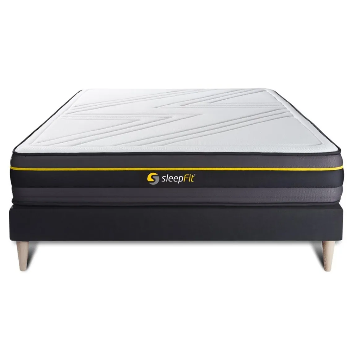 Sleepfit Ensemble sommier avec matelas ACTIVE a memoire de forme New