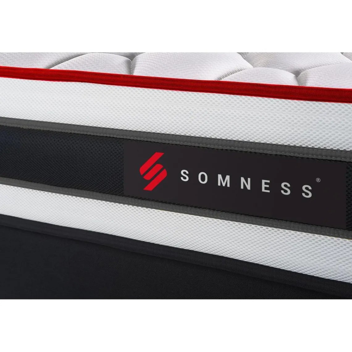 Somness Ensemble sommier matelas ressorts ensaches et memoire de forme Online