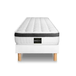 Prestige literie Ensemble Superieur sommier Kit Blanc