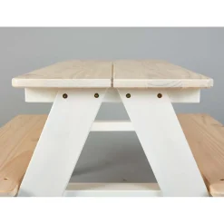 3S. x Home Ensemble table et bancs enfant en bois - HINNA Hot