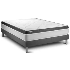 VITALIT Ensemble VITAL ERGO sommier Kit gris Outlet
