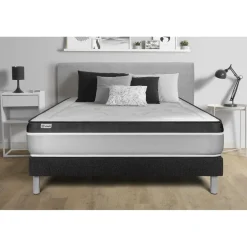 VITALIT Ensemble VITAL ERGO sommier kit noir Sale