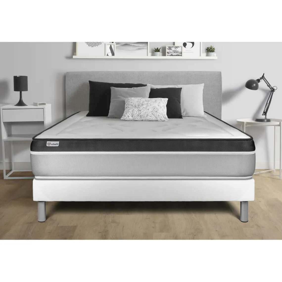 VITALIT Ensemble VITAL ERGO sommier Kit blanc Clearance