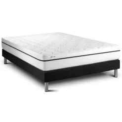 VITALIT Ensemble VITAL SPA sommier Kit Noir Hot