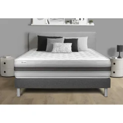 VITALIT Ensemble VITALMEMO BACK sommier kit gris Sale
