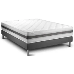 VITALIT Ensemble VITALMEMO BACK sommier kit gris Sale