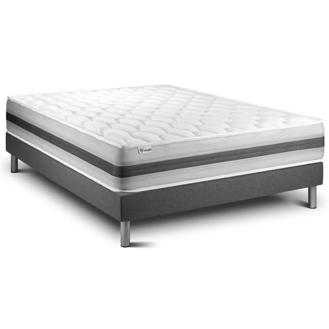 VITALIT Ensemble VITALSPRING RECOVER gris Outlet