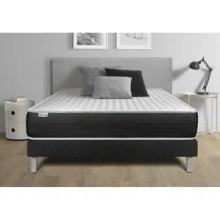 VITALIT Ensemble VITALSPRING sommier Kit noir Hot