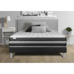 VITALIT Ensemble VITALSPRING ZEN sommier Kit noir