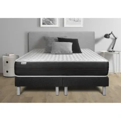 VITALIT Ensembles matelas sommiers noir VITALSPRING Discount