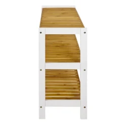 3S. x Home Etagère à chaussures bois et bambou trois niveaux Online