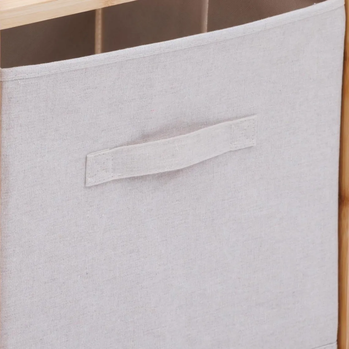 3S. x Home Etagère 2 niveaux Tidy Box bois clair Sale