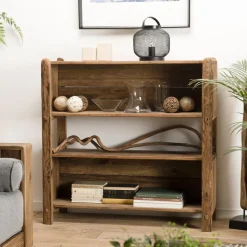 Macabane Etagère ANDRIAN 3 Niveaux Bois Pin Recyclé Clearance
