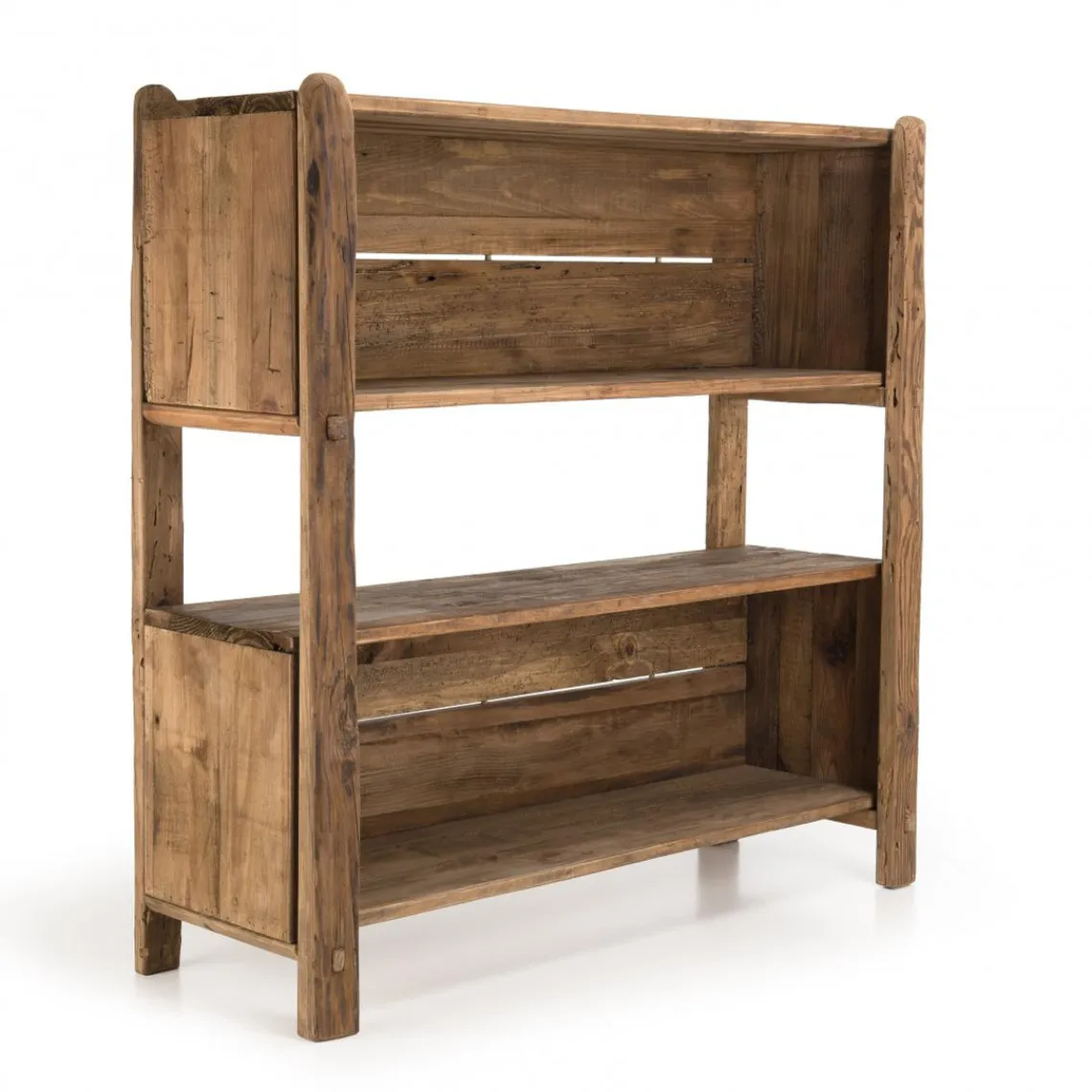 Macabane Etagère ANDRIAN 3 Niveaux Bois Pin Recyclé Clearance