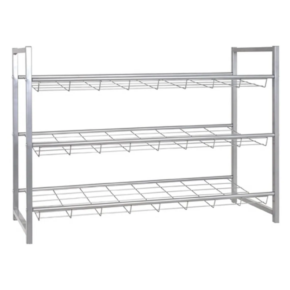 3S. x Home Etagère chaussures 3 grilles en acier