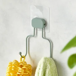 Becquet Etagère d'angle Salle de Bain Vertgriso Celadon Hot