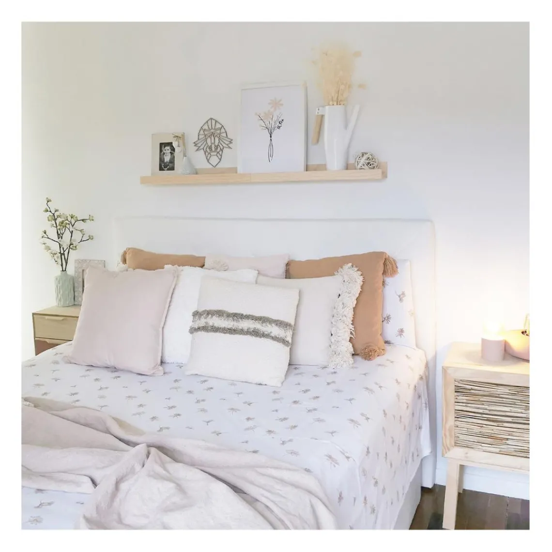 Calicosy Etagère murale en pin massif grand modèle Hot