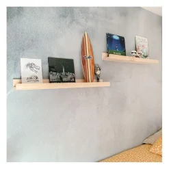 Calicosy Etagère murale en pin massif petit modèle New