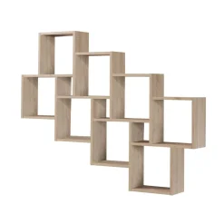 Calicosy Etagère Murale Flottante 11 Compartiments Laurio Discount