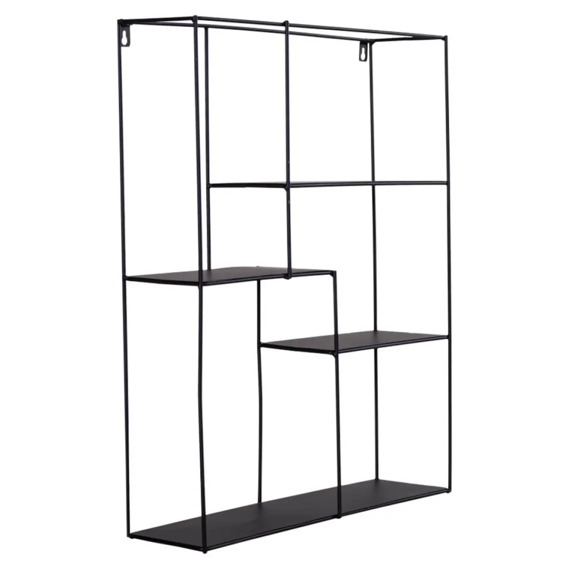 House Nordic Etagère Murale Métal Noir MONS Outlet