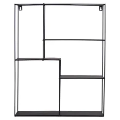 House Nordic Etagère Murale Métal Noir MONS Outlet