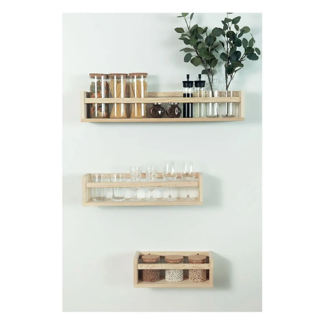 Calicosy Etagère murale petit modèle en pin massif Sale