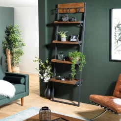 Macabane Etagère murale SIXTINE à plateaux 4 niveaux Discount