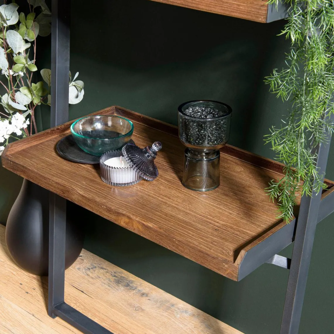 Macabane Etagère murale SIXTINE à plateaux 4 niveaux Discount