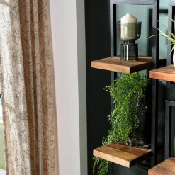 Macabane Etagère murale SIXTINE métal 2 plateaux Discount