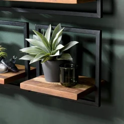 Macabane Etagère murale SIXTINE métal Best