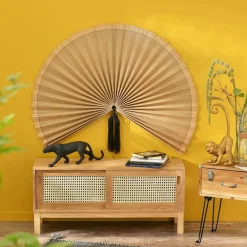 Becquet Eventail Décoratif FAN Beige Naturel Sale