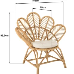 Macabane Fauteuil Beige Sale