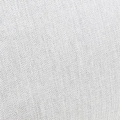 Zago Fauteuil chevron beige pieds frêne naturel Blanc Clearance