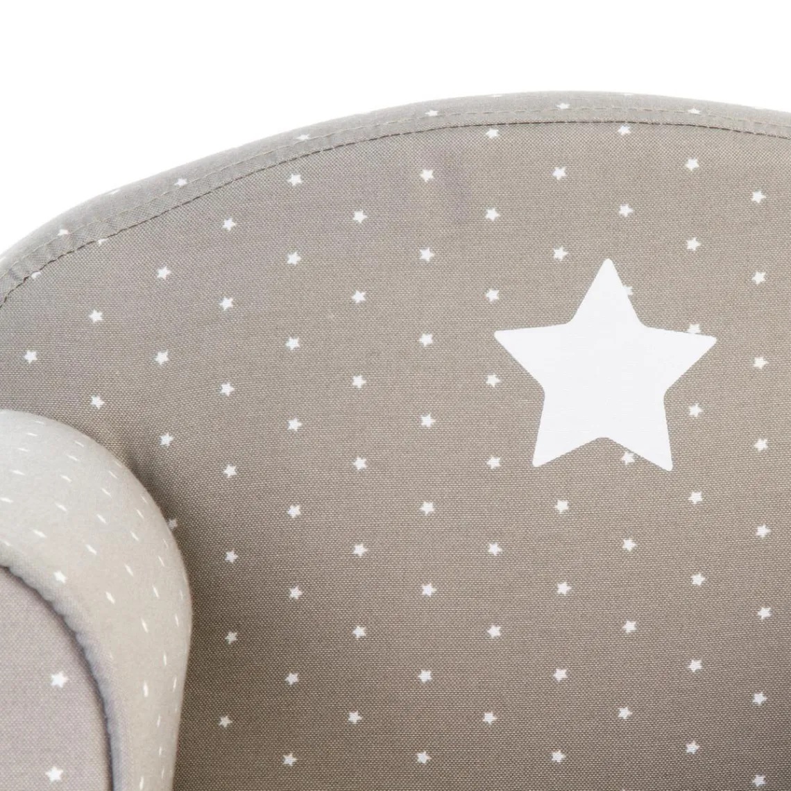 3S. x Home Fauteuil classique taupe Marron Best