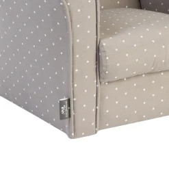 3S. x Home Fauteuil classique taupe Marron Best